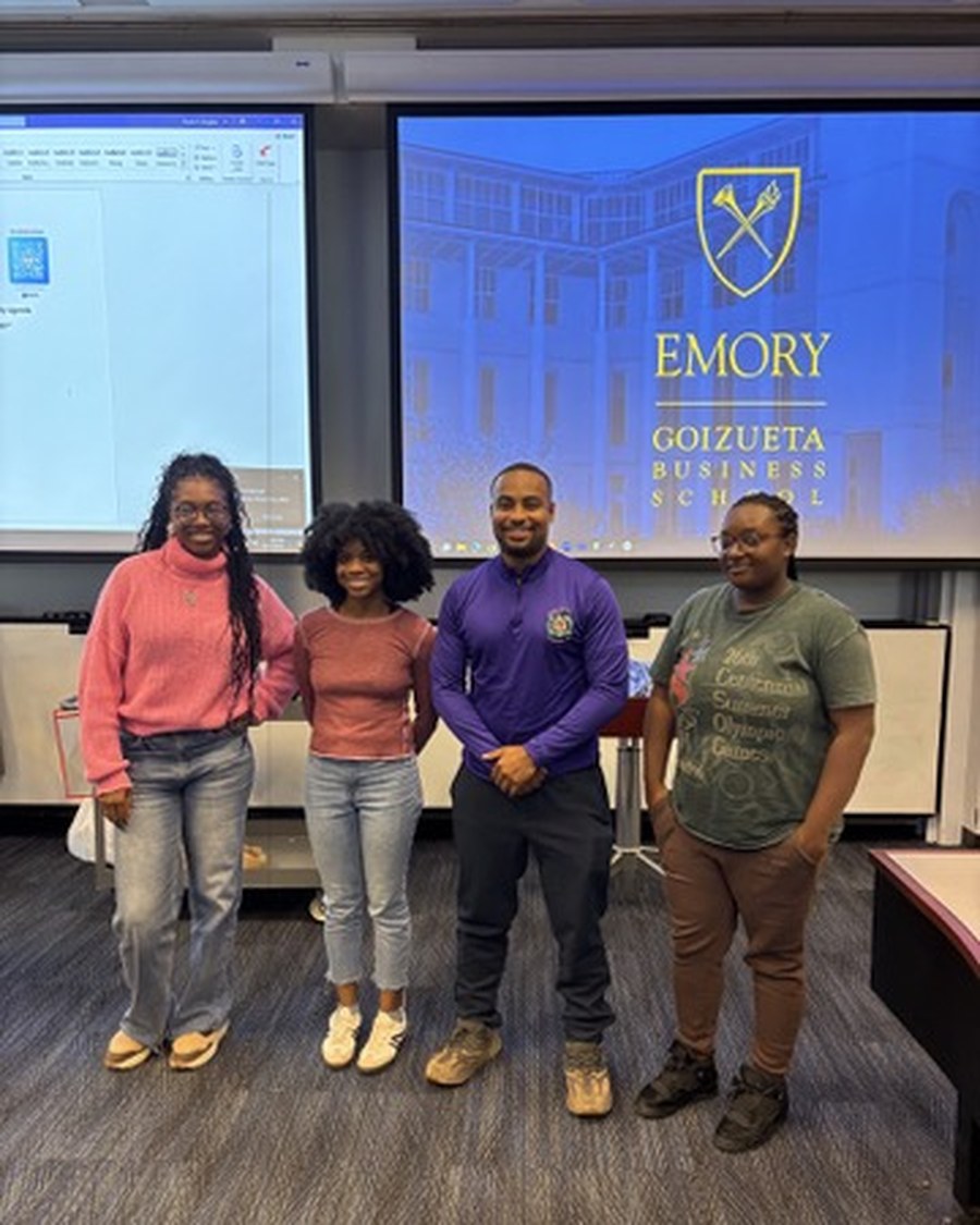 Peace Njoku presenting at Emory University